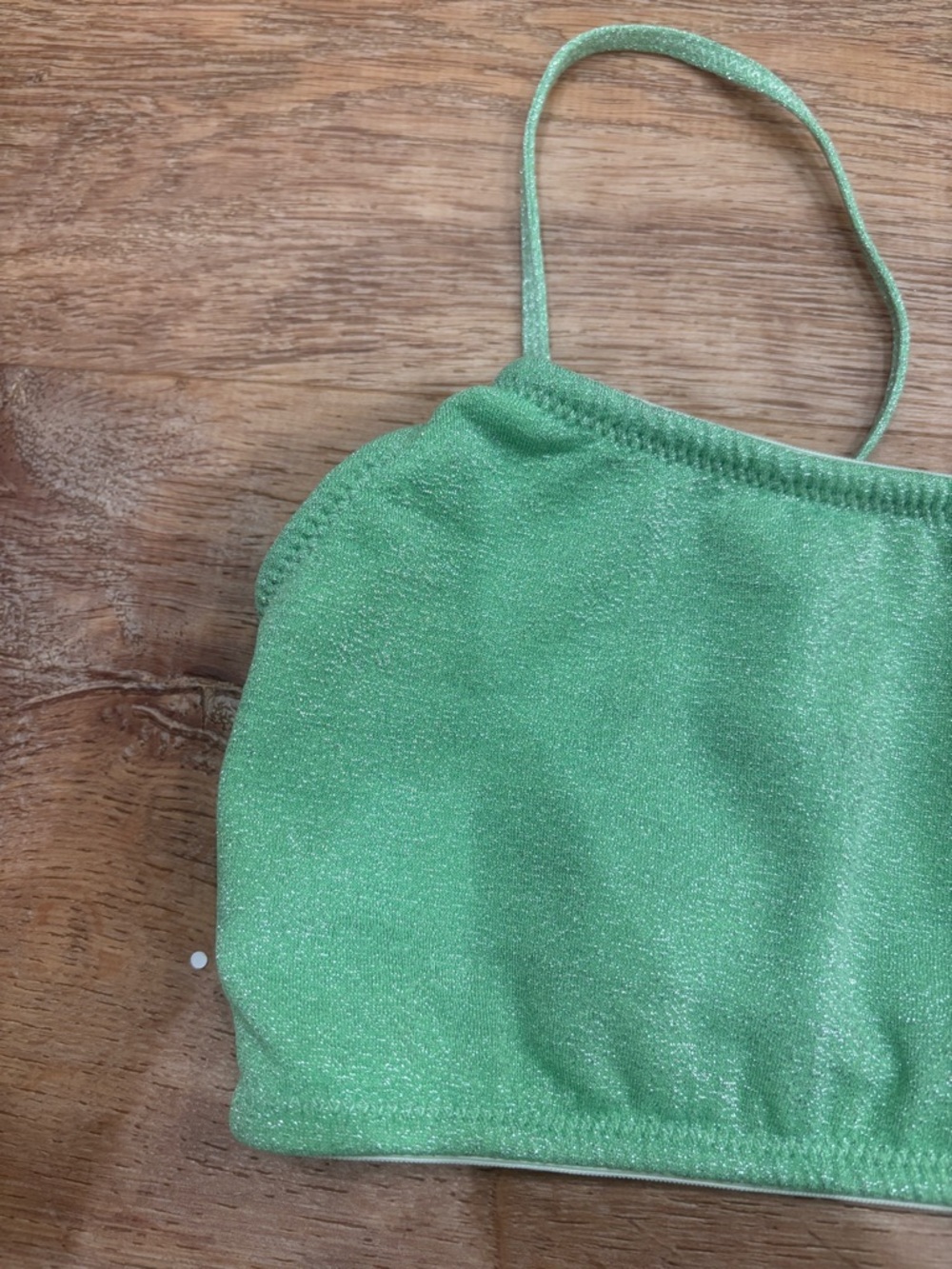 triangl swimwear Green Textured Bikini Top - Picture 2 of 5